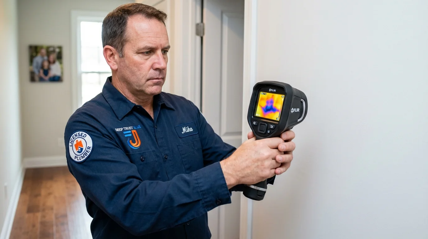 Thermal imaging leak detection by Johns Plumbing LLC in Santa Monica